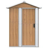 thumbnail of vidaXL Gartenhaus Braun 126x97,5x177 cm Verzinkter Stahl