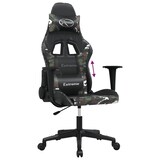 thumbnail of vidaXL Gaming-Stuhl mit Massagefunktion Schwarz Tarnfarben Kunstleder