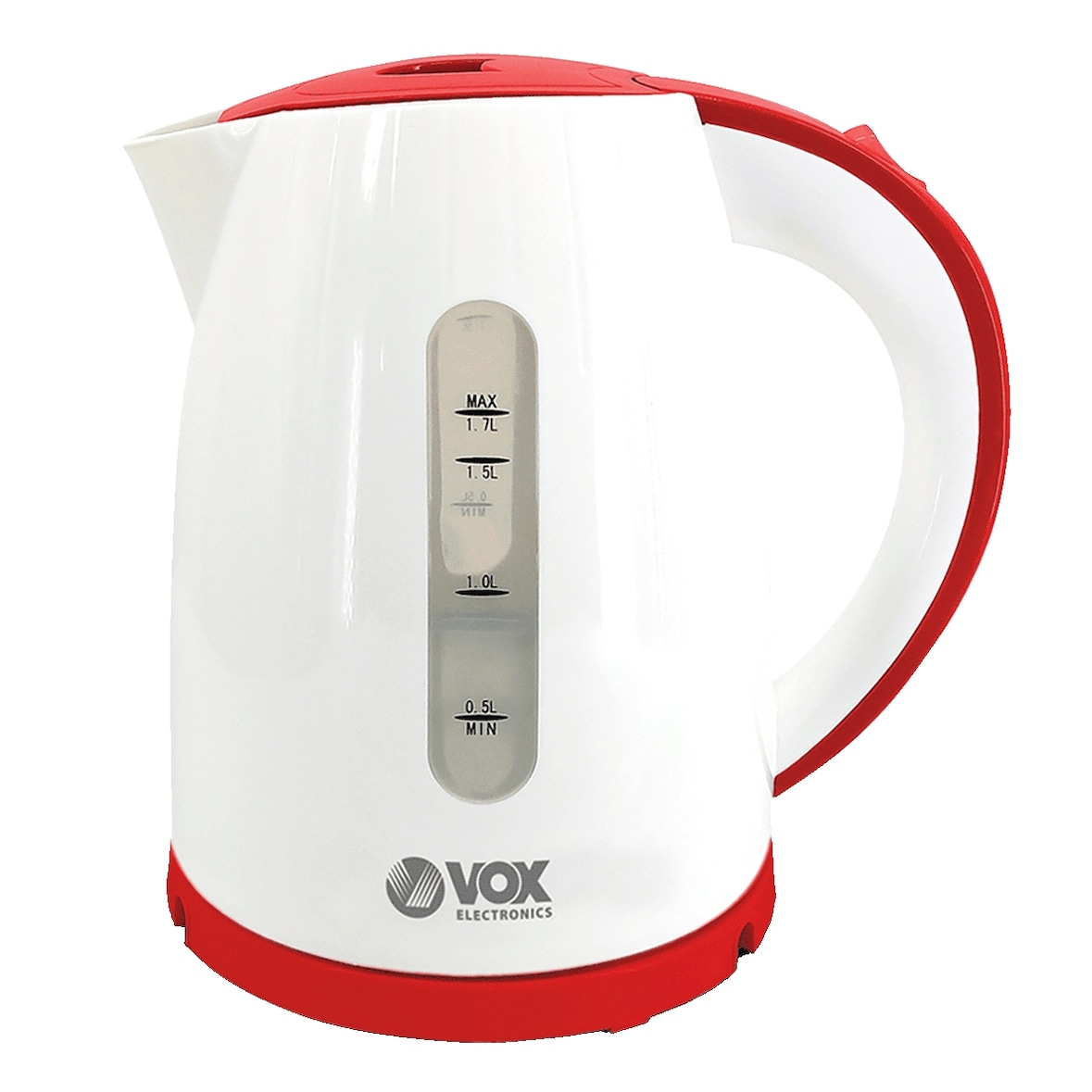 Jarro Elétrico VOX WK1899, Potência: 2200W, Capacidade: 1,7L, Base rotativa 360°, Proteção sobreaquecimento