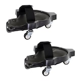 thumbnail of Relaxdays Knieschoner auf Rollen, bis 100 kg, gelenkschonende Bodenarbeiten, je BxT: 22 x 29,5 cm, Knieschützer, schwarz