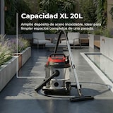 thumbnail of Aspirador Sólidos y Líquidos EVVO AE84, 1380W, 20L, Función Soplado y Filtro HEPA