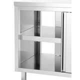 thumbnail of Warmhoudkast | RVS | Schuifdeuren Beide Zijdes | 2kW | 1 Tussenschap | 1200x700x850(h)mm