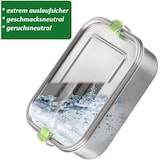 thumbnail of APS 66901 Hochwertige Edelstahl Lunchbox / Brotdose 1.100 ml inkl. Trennwand / auslaufsichere Frischhaltedose