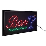 thumbnail of Securit® LED-Schild "Bar" – RGB LED-Beleuchtung mit verschiedenen Programmen – 220 V AC-Adapter – 130 cm Kabel