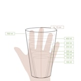 thumbnail of greenbox - Pappbecher 500 ml / 20 oz, Ø 90 mm, braun, 50 St.