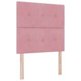 thumbnail of vidaXL Kopfteil Wandmontiert mit Kopfteil Rosa 100 cm Samt
