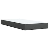 thumbnail of vidaXL Boxspringbett mit Matratze Dunkelgrau 90x200 cm Stoff