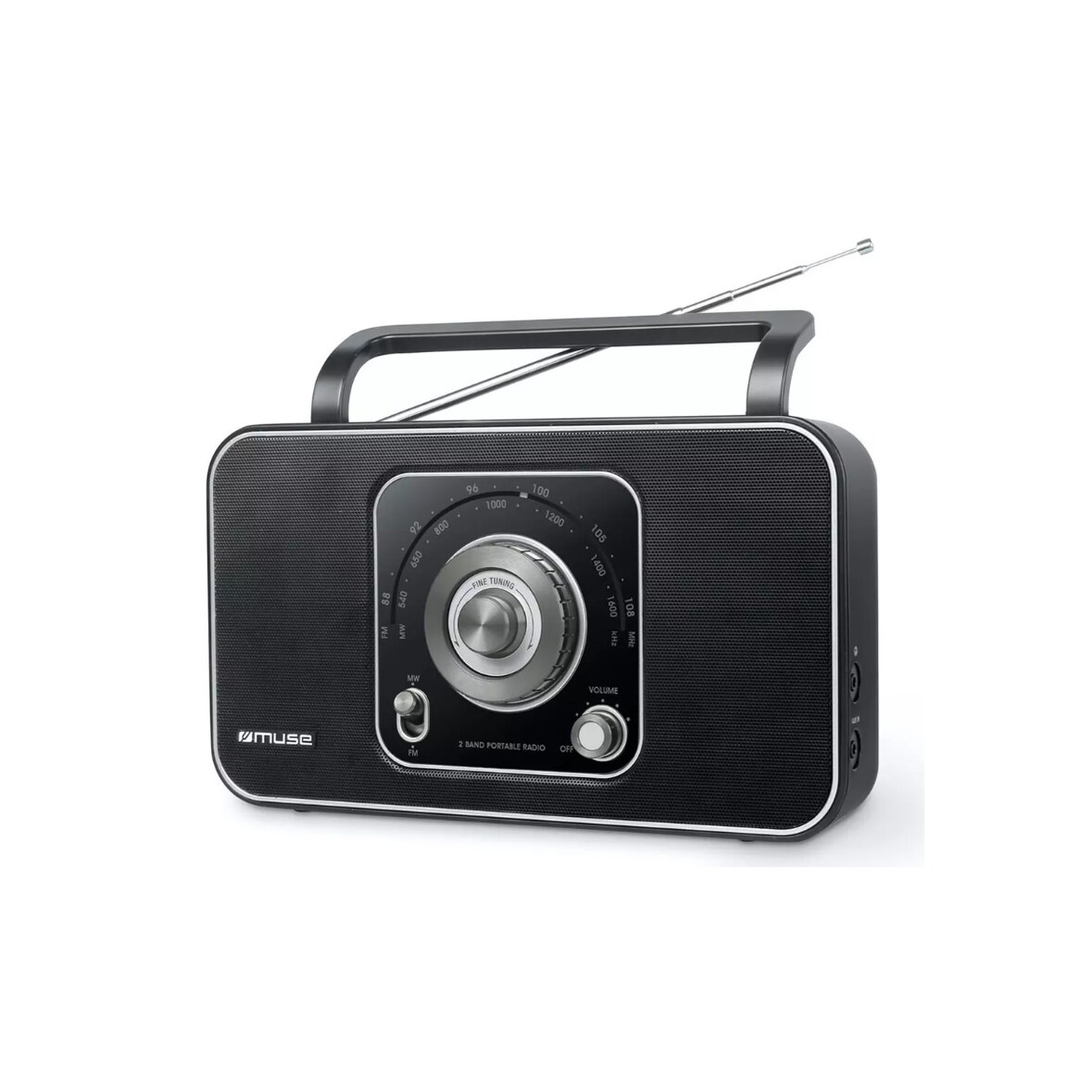 MUSE radio portable analogique noir M069R