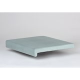 thumbnail of Lycce Bankauflage BLAU Klemmkissen gepolstert - mit 1 Leiste für Sitzbank ab Tiefe 35cm  - zb. für Gastraum, Stühle, Bänke etc.