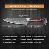 thumbnail of XinZuo - Damascus Koksmes - B27 Yi series