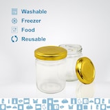 thumbnail of 20 Potes de Geleia de Vidro Vazios de 150ml - Frascos de vidro, Pequenos Potes, Potes para Conservas e Compotas, Pote de Mel de Vidro - Casamento