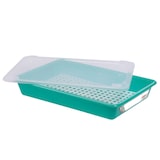 thumbnail of GILAC Bac plat HACCP avec grille + couvercle - 8 L - Vert G190336