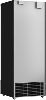 thumbnail of Tiefkühlschrank RHINO auf Rollen | 1x Glastür + LED | 600 Liter, HxBxT 199,7x75x71cm | -18/-22°C | Schwarz + CHEFGASTRO Geschirrtuch