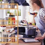 thumbnail of Relaxdays Gewürzregal, zum Hängen & Hinstellen, Küchenschrank, Arbeitsplatte, 3 Etagen, Bambus, Küchen Organizer, natur