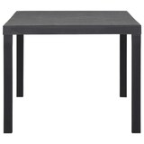 thumbnail of Mesa de jardín PP gris antracita 150x90x72 cm