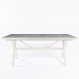 thumbnail of Mesa Extensível 162-202, Tampo Cerâmico, Alumínio e Cerâmica, Cor Branco Envelhecido, 162-202 cm x 92 cm x 78 cm de altura