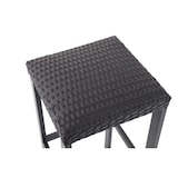 thumbnail of METRO PROFESSIONAL Taburete de bar Gastro Balsario, aluminio/ratán PE, negro