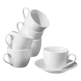 thumbnail of aro Espressotasse, Porzellan, 90 ml, weiß, 6 Stück