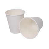 thumbnail of Trinkbecher aus Pappe weiß Pappbecher kompostierbar - Kapazität: 297 ml ( 10 oz )  1000 Stück