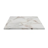thumbnail of Plateau stratifié marbre blanc 24mm, 120cmx80cm, France mobilier chr