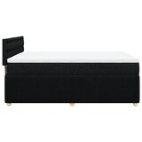 thumbnail of vidaXL Boxspringbett mit Matratze Schwarz 140x200 cm Stoff