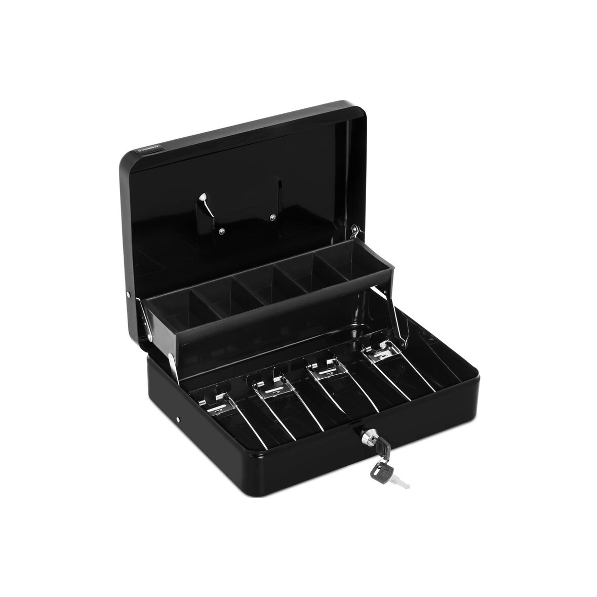 Stamony Caja para guardar dinero - con cerradura - asa