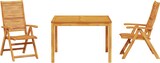 thumbnail of vidaXL Garten Essgruppe 3 pcs Braun Massivholz Akazie