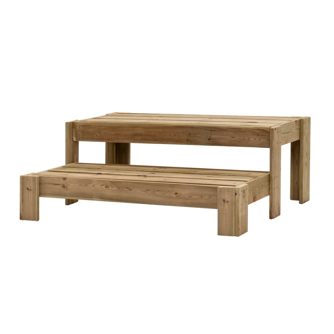 HORTALIA Expositor escalera de Madera PODIUM