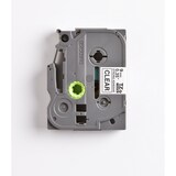 thumbnail of Brother TZES121 TABLE SUPER ADHESIVE ORIGINAL - Texte noir sur Fonds transparent - Largeur 9 mm x 8 mètres