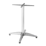 thumbnail of Base de mesa regulable 72/110 cm en aluminio plateado Cork - Oviala