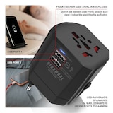 thumbnail of BEARWARE All-in-One Universal-Reiseadapter - Reise-Steckdosen-Adapter / Stromadapter - Reisestecker - World Travel Adapter / Plug