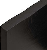 thumbnail of vidaXL Tischplatte 180x50x(2-4) cm Massivholz Behandelt Baumkante