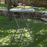 thumbnail of garbar HAMLET Table Ronde Pliante Intérieure, Extérieure Ø80 Gris