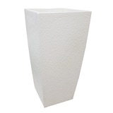 thumbnail of Vase en béton peint blanc - 33x33x61cm