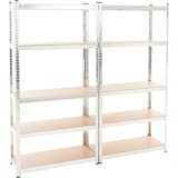 thumbnail of 2er Set Steckregal G 90x40x180 silber