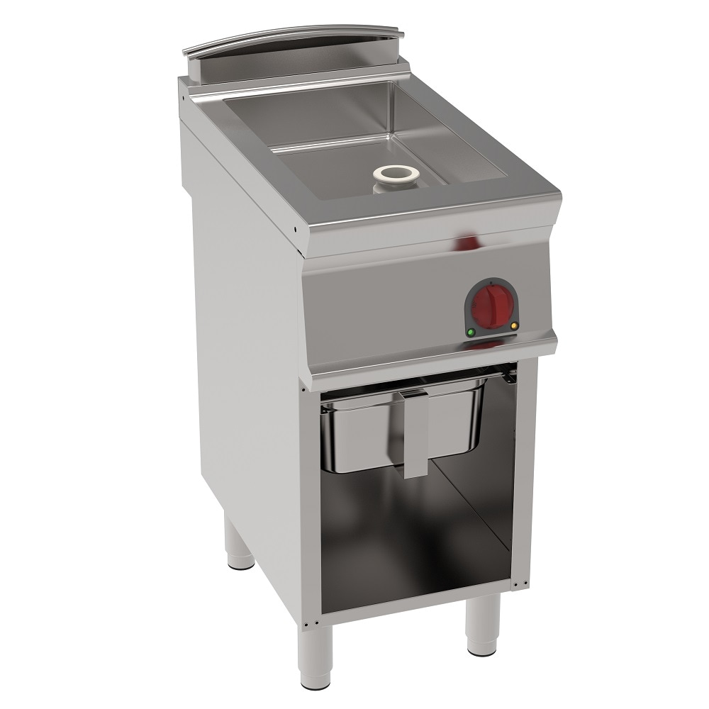 EURAST - Fixe elektrische bratpfanne 15 liter auf offenem untergestell - 400x700x900 mm - 4500 W 400/3V - 48170617