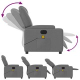 thumbnail of vidaXL Massagesessel Elektrisch Dunkelgrau Stoff