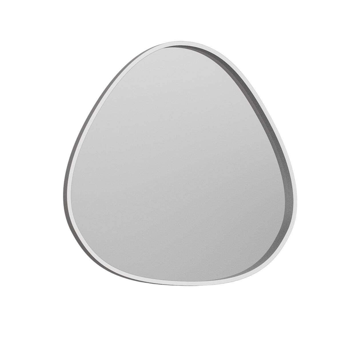Gea Luce Ecaris A/G Spiegelwandleuchte mit 30W+5W LED (3000K-4000K, dimmbar), satiniertem, schwarzem Aluminiumrahmen – Gealuce
