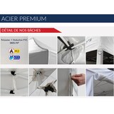 thumbnail of Tente pliante 3x3m - acier 45mm/polyester 380g Norme M2 - bleu - FRANCE-BARNUMS