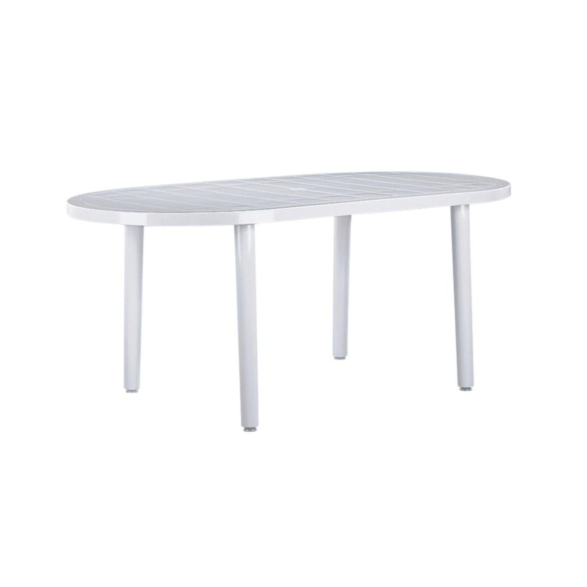 garbar OLOT Table Ovale Extérieur 180x90 Blanc