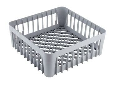 METRO Professional Universele vaatwaskorf GBL4000, PP, 40 x 40 x 13 cm, grijs