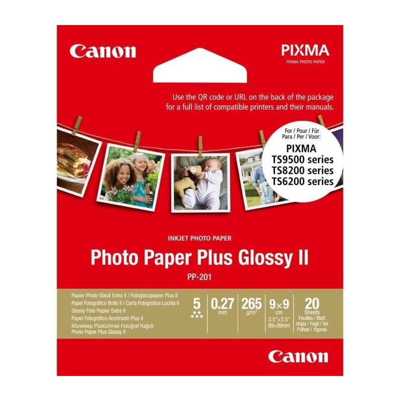 Canon 2311B070 Fotopapier Weiß Glanz