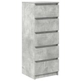 thumbnail of vidaXL Sideboard mit Schubladen Betongrau 37,5x35x99 cm Holzwerkstoff
