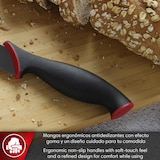 thumbnail of Magefesa Alvaro Barrientos - Cuchillo de Cocina para Carne 11cm, Acero Inoxidable, Resistente, Filo Central en Sierrra, Punta Filo Liso, Carnes Tersas