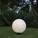 thumbnail of Gartenkugel mit Erdspieß Kugelleuchte E27 Fassung D: 30cm Kabel grau