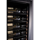 thumbnail of Vetrina vino slim 112 bottiglie temperatura +2°C +20°C mensole in metallo e cassetto inferiore SLIMWINESW1121TB