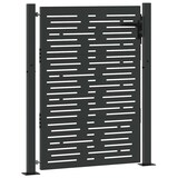 thumbnail of vidaXL Tuinpoort, Tuindeur 105x75 cm Cortenstaal Vierkant Ontwerp
