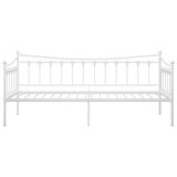 thumbnail of vidaXL Schlafsofa Bettgestell Weiß Metall 90x200 cm