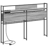 thumbnail of vidaXL Stauraum-Kopfteil mit Regal Grau Sonoma 135 cm Holzwerkstoff