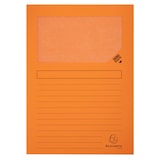 thumbnail of Exacompta - Réf. 50550E - Carton de 400 chemises à fenêtre sans plastique avec soufflet Super 160 g/m² - dim 22 x 31 cm - 5 couleurs